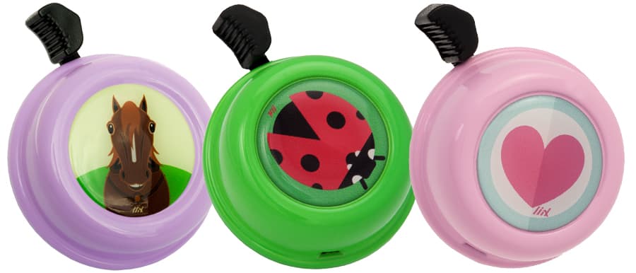 Liix Colour Bell Fahrradklingeln mit bunten Motiven