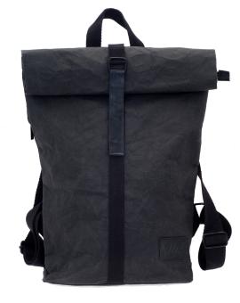 Liix Paperboy Rucksack / black in black