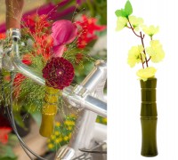 Liix Fahrradlenker Vase Bamboo Green
