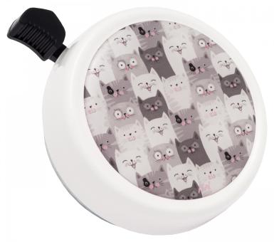 Liix Big Colour Bell Cat Crow white