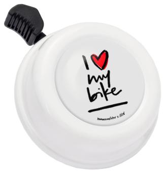 Liix Colour Bell Manamolotov I Love My Bike white