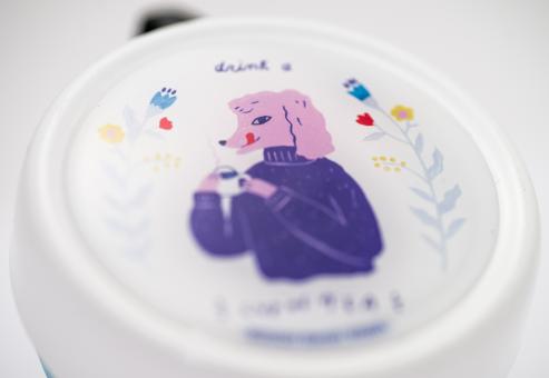 Liix Big Colour Bell Cup Of Tea white 2
