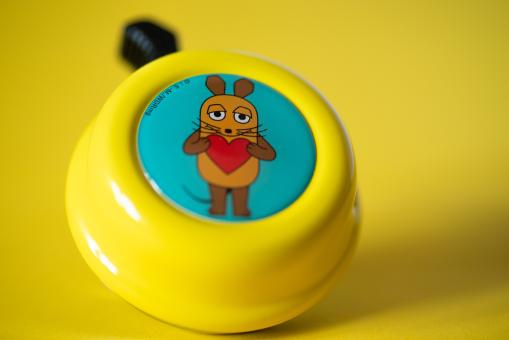 Liix Colour Bell Maus Herz Yellow 2