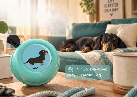 Liix Colour Bell Dachshund Pastel Green 2